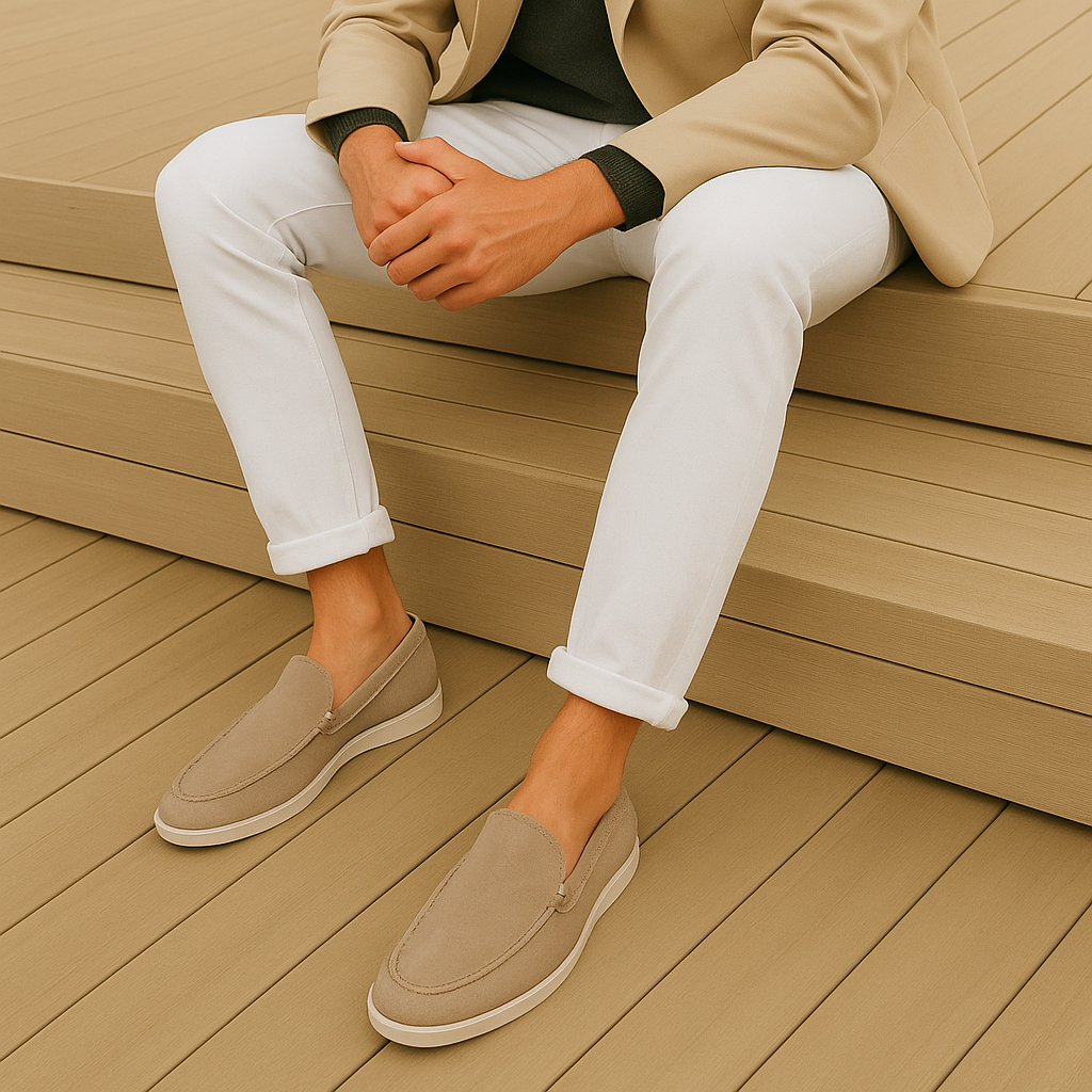 Elegant Suede Loafers by House Of Nate