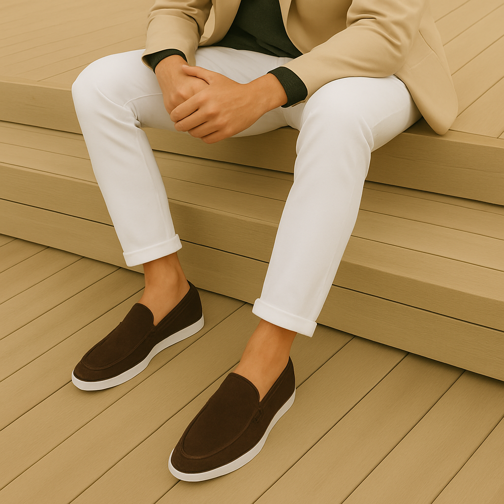 Elegant Suede Loafers by House Of Nate