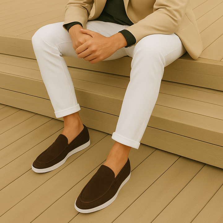 Elegant Suede Loafers by House Of Nate