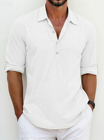 Raphael | classic linen shirt
