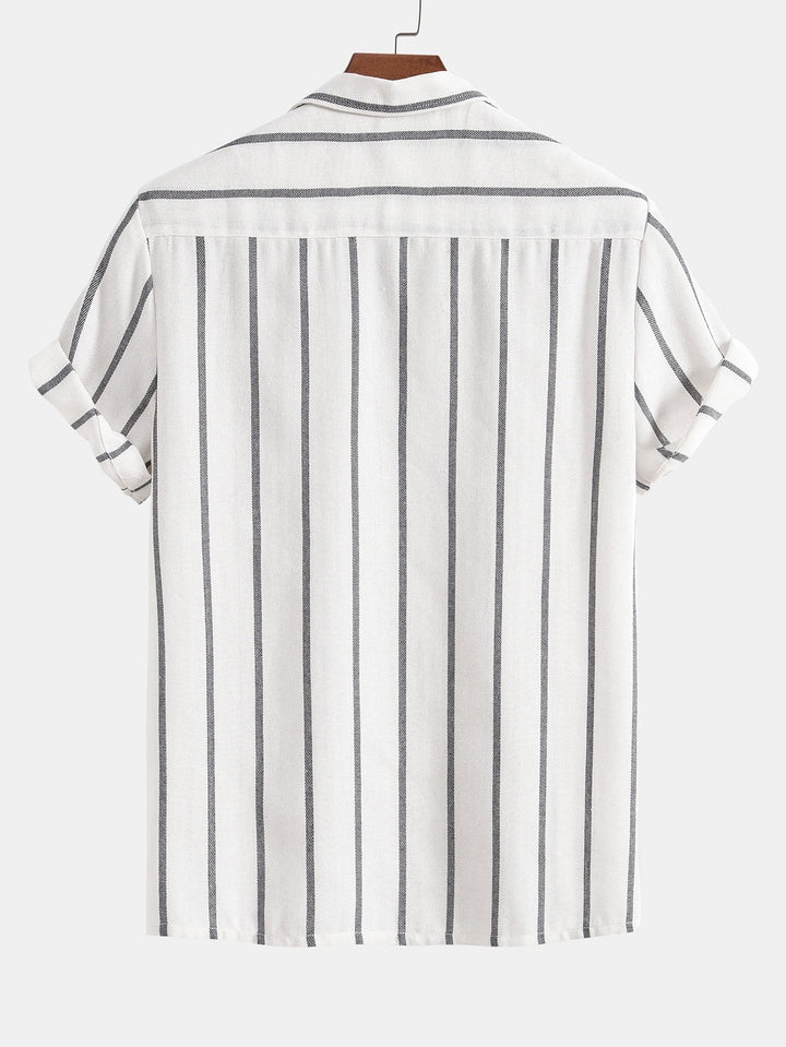 Colin™ – Striped Summer Shirt & Shorts Set