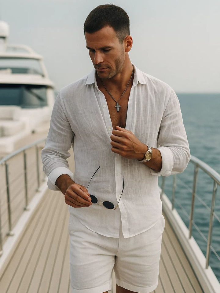 Linen Reverie Summer Shirt - House Of Nate